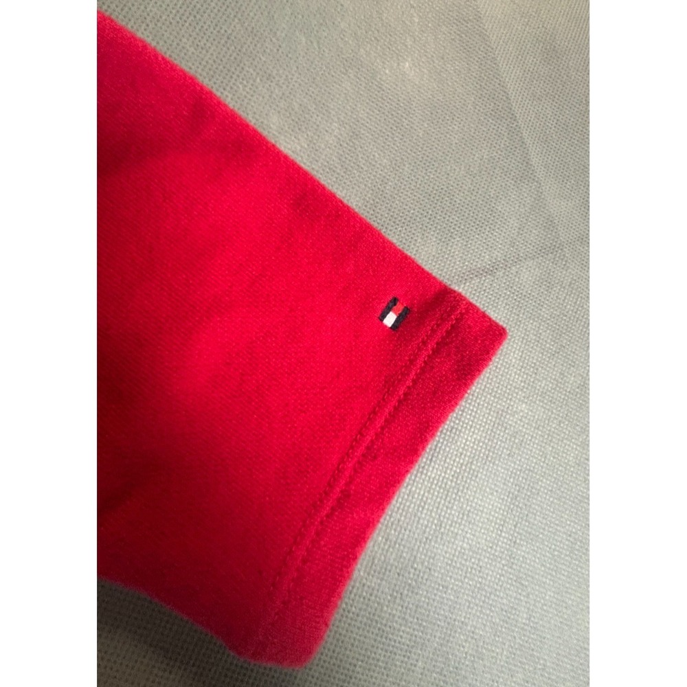 Tommy Hilfiger T-Shirt Dress Women Small XS long Sleeve Embroidered Logo patch - Picture 5 of 12